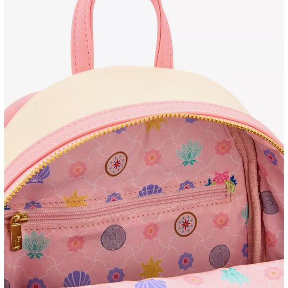 Loungefly Disney Princess & Sidekicks Floral Portraits Mini Backpack NEW - Picture 15 of 16